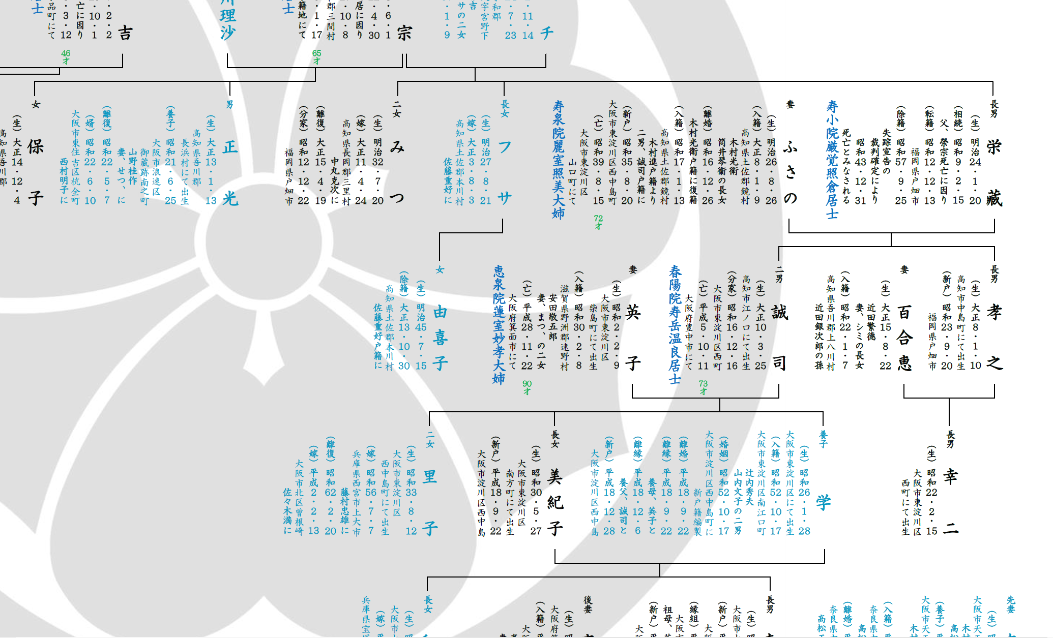 家系図とはどのようなもの？作成する目的やメリットなどをご紹介します